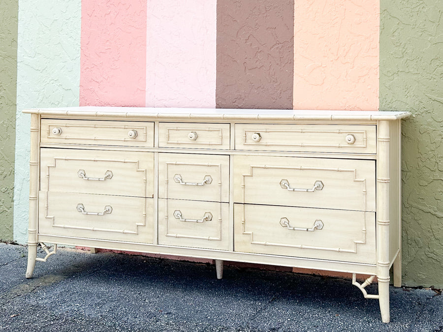 Thomasville Faux Bamboo Dresser