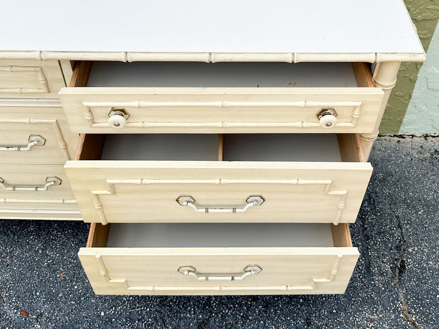 Thomasville Faux Bamboo Dresser