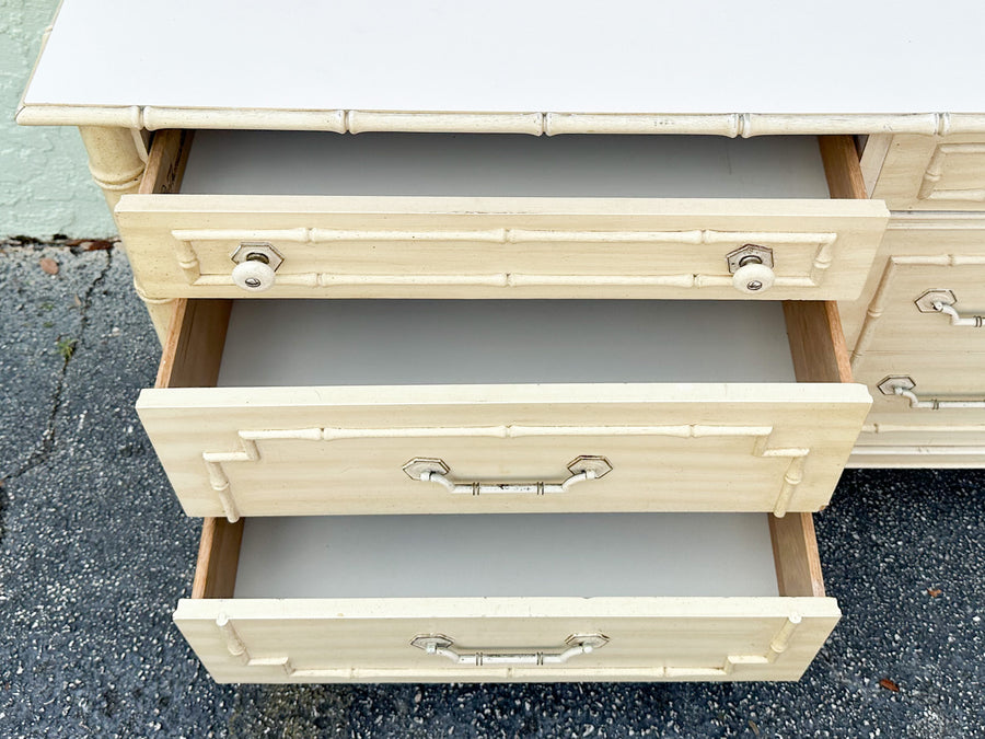 Thomasville Faux Bamboo Dresser