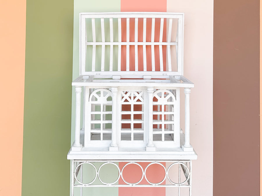 Whimsical Palm Beach Bird Cage