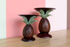 Pair of Pineapple Candle Holders