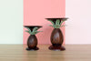 Pair of Pineapple Candle Holders