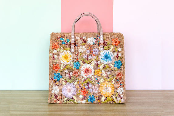Old Florida Floral Tote