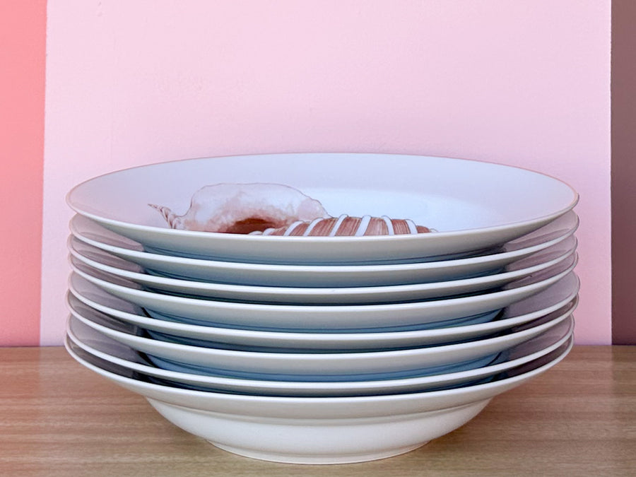 Set of Twenty Four Fitz and Floyd Coquille Dishes