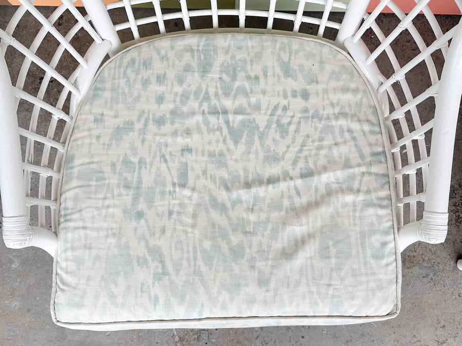 Pair of Fab Hooded Rattan Chairs