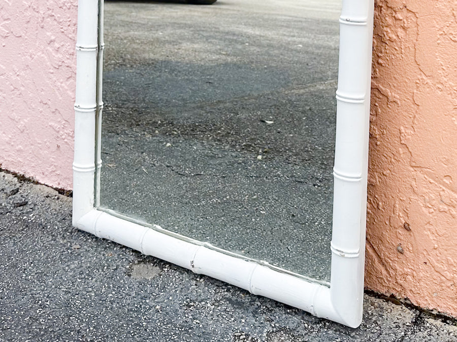 Faux Bamboo Mirror