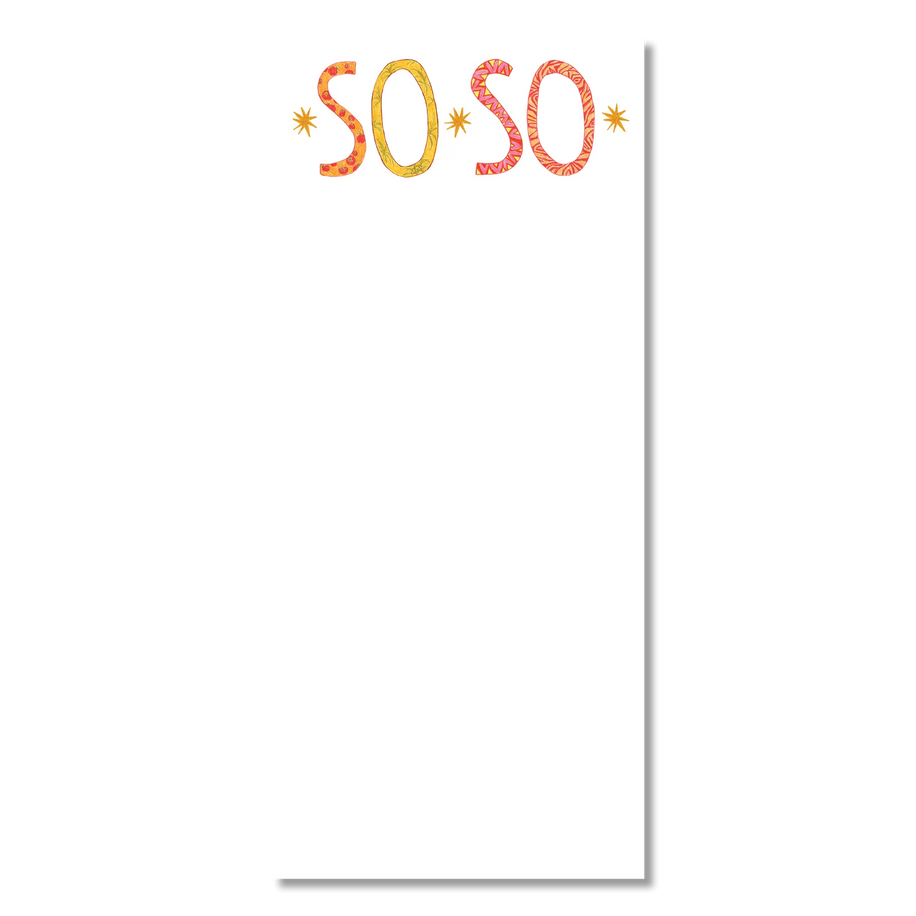 Lyda Brown SoSo Notepad