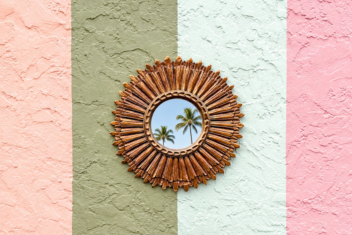 Regency Chic Sunburst Mirror