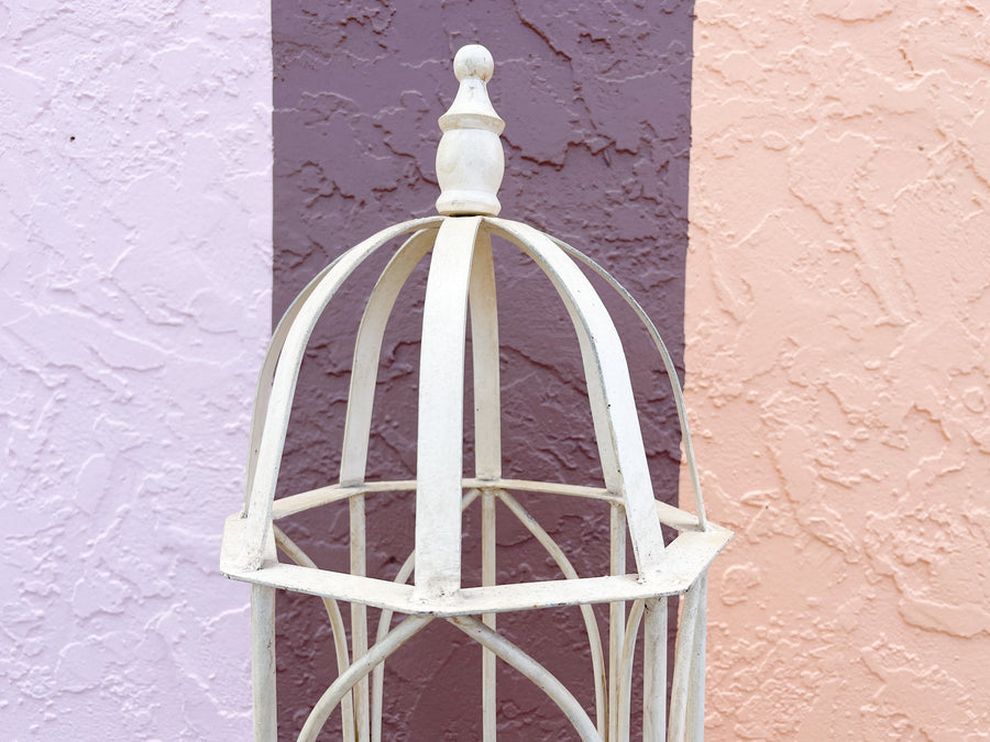 Metal Cathedral Style Plant Stand