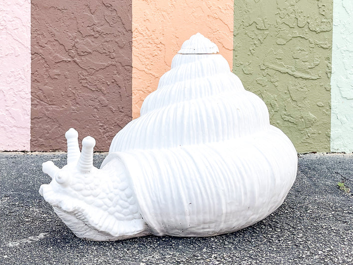 Ceramic Snail Garden Seat