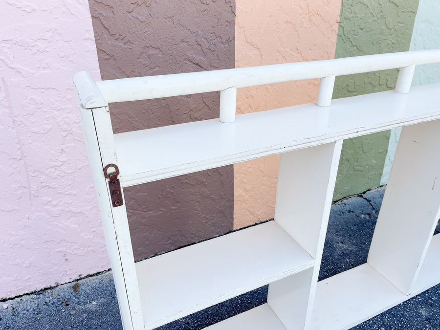 Old Florida Rattan Shelf