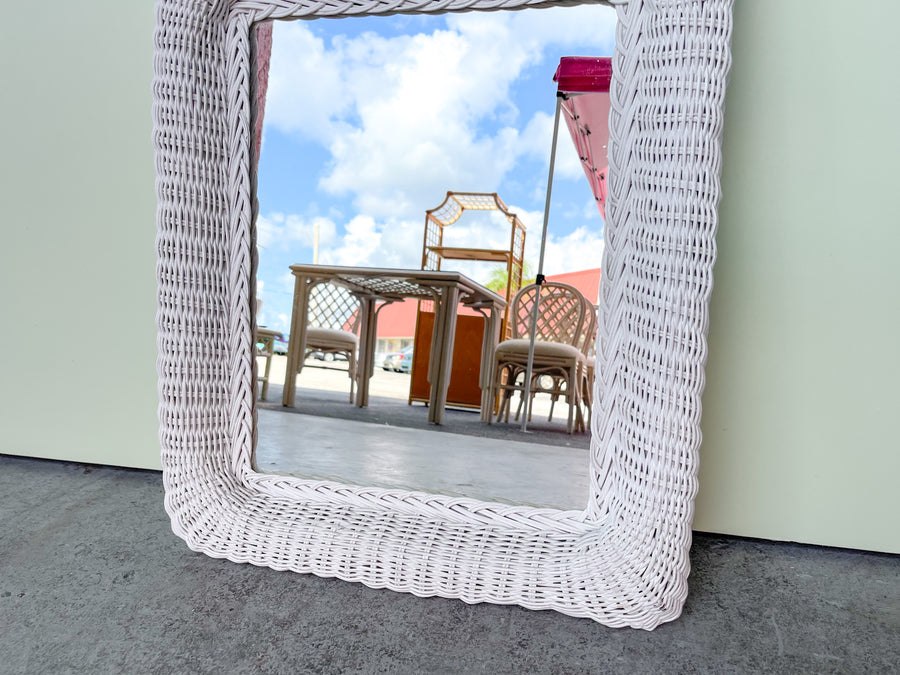 Sweet Wicker Mirror