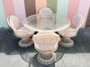 Marbled Pink Webspun Outdoor Dining Set