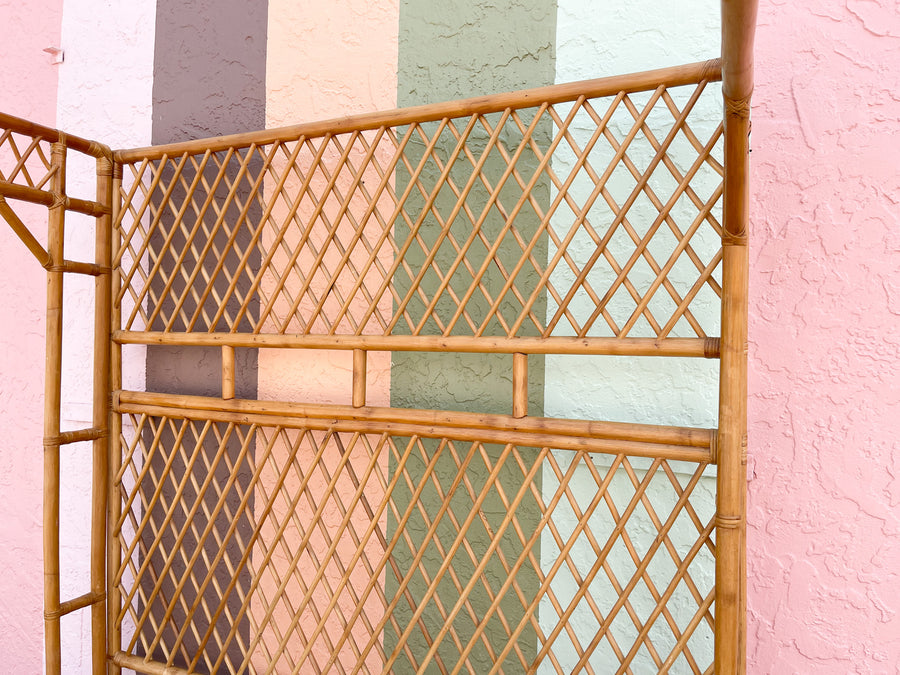 Fab Rattan Queen Canopy Bed