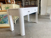 Pair of Painted Seagrass Wrapped Side Tables