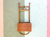 Tortoiseshell Rattan Wall Basket