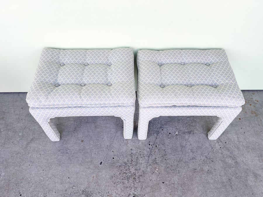 Pair of Upholstered Stools