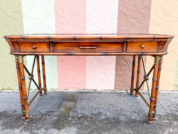 Handsome Faux Bamboo Desk