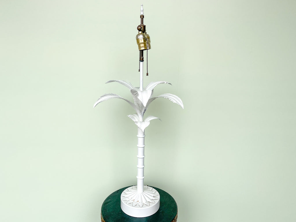 The Breakers Tole Palm Tree Lamp