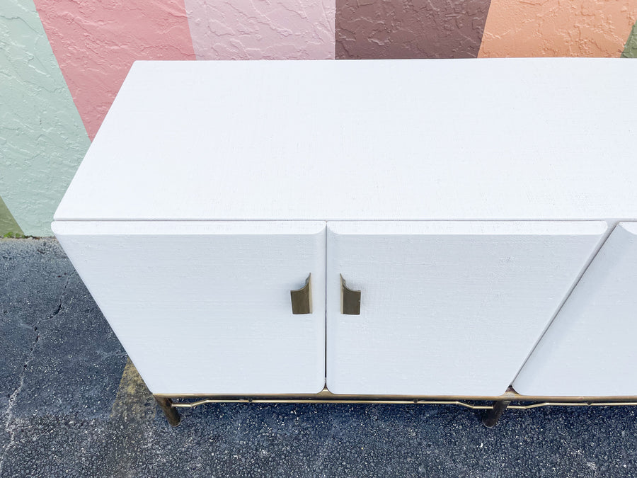 Linen Wrapped Mastercraft Credenza