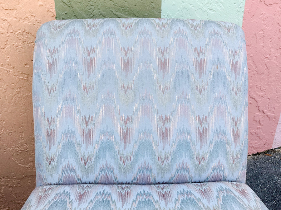 Pair of Upholstered Slipper Chairs