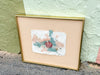 Pink Linen and Shell Art