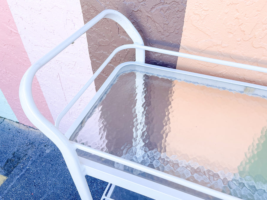 70s Chic Outdoor Bar Cart