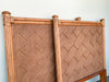 Pair of Rattan Chippendale Twin Headboards