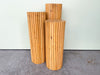 Set of Three Bamboo Pedestals