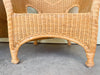 Pair of Wicker Arm Chairs