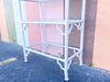 Faux Bamboo Metal Etagere