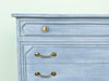 Coastal Blue Oversized Ficks Reed Chest