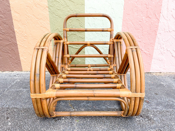 Sweet Rattan Pretzel Chair