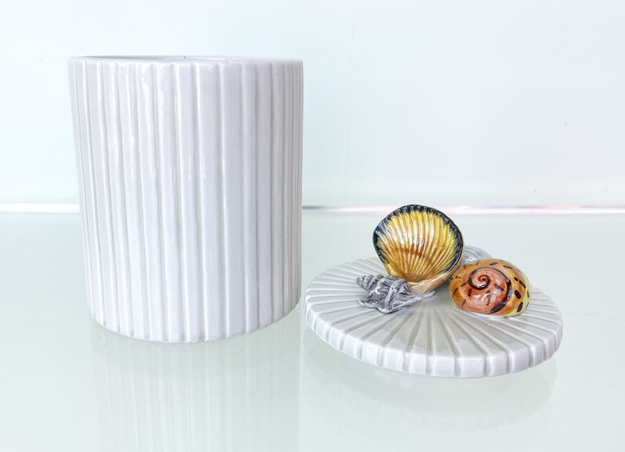 Pair of Fitz and Floyd Shell Trinket Dishes