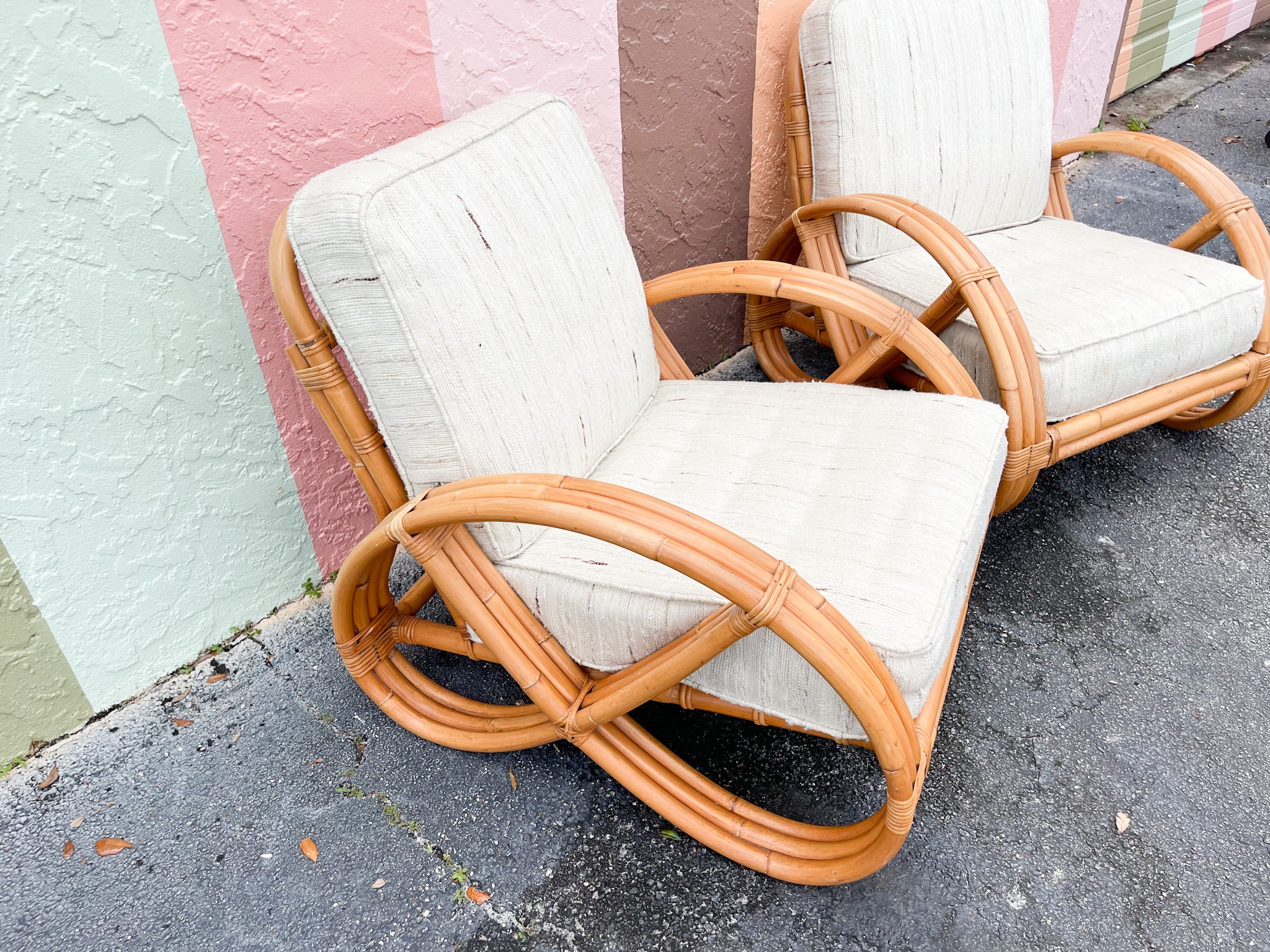 Pretzel discount cane chairs