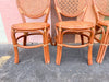 Set of Four Rattan Bistro Chairs