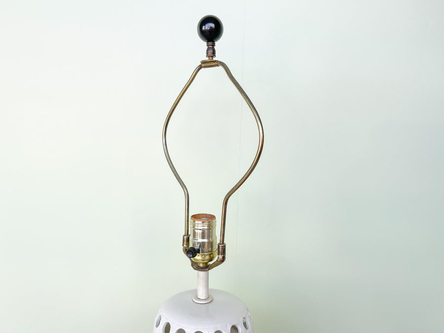 Palm Beach Chic Faux Cane Lamp