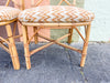 Pair of Rattan Chippendale Side Chairs