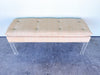 Lucite Upholstered Bench