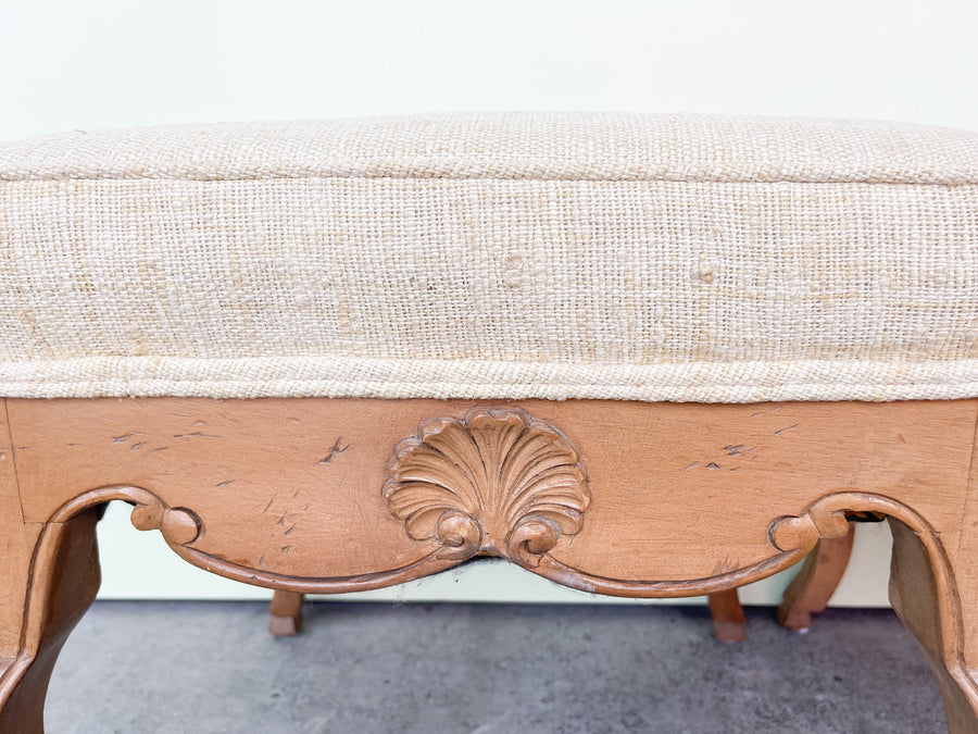 Pair of Shell Motif Stools
