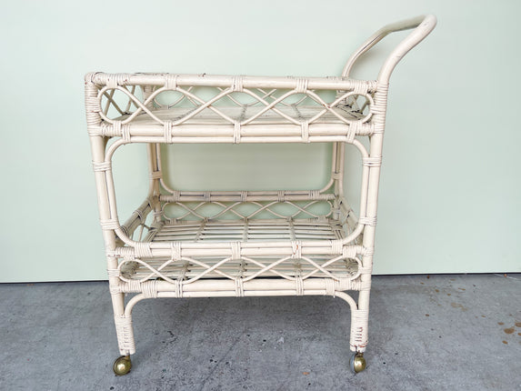 Ficks Reed Rattan Bar Cart