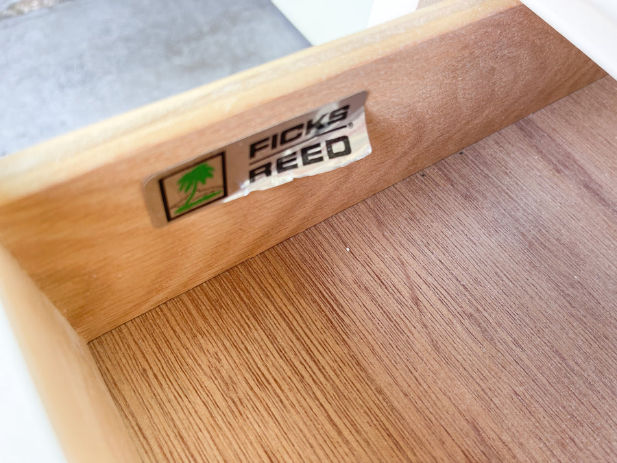 Pair of Ficks Reed Nightstands