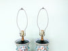 Pair of Colorful Asian Inspired Lamps