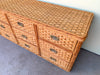 Rattan Braided Triple Dresser