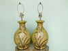Pair of Tropical Chartreuse Lamps