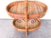 Three Tier Bamboo Side Table