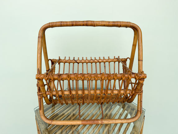 Rattan Magazine Rack