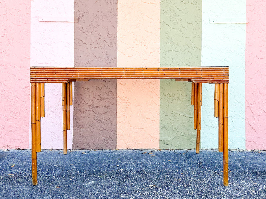Art Deco Style Rattan Dining Table