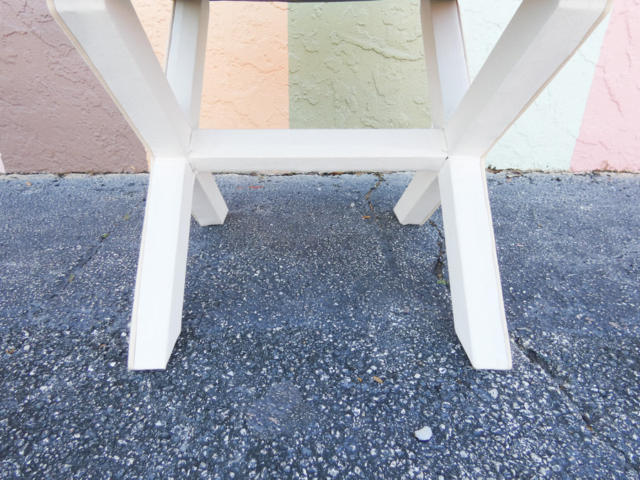 Pair of Palm Beach Chic X Benches
