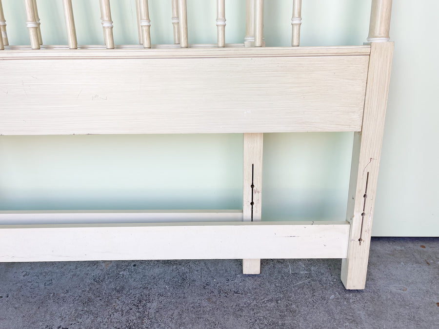 Pair of Faux Bamboo Pagoda Twin Headboards